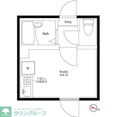 ブリリアント北千住の物件間取画像